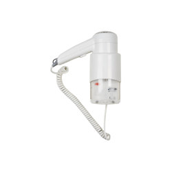 Automatic wall hair dryer with universal shaver socket 110/220V |  | COLOMBO DESIGN