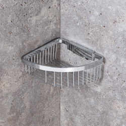 Removable single corner basket for shower | Bathroom accessories | COLOMBO DESIGN