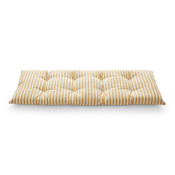 Barriere Cushion 125x43 Golden Yellow Stripe | Sitzauflagen / Sitzkissen | Skagerak