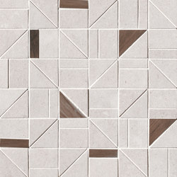 Nux White Gres Outline Mosaico | Mosaicos de cerámica | Fap Ceramiche