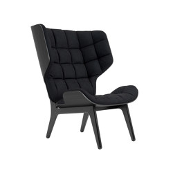Mammoth Chair, Black / Velvet Midnight Blue | Armchairs | NORR11
