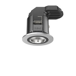 SPARK Downlight 1400 with round rim natural anodised | Lampade soffitto incasso | RIBAG