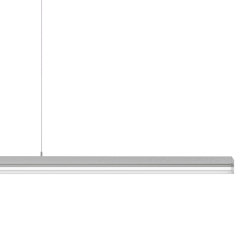 SPINAled pendant lamps with linear lense 60° | Suspended lights | RIBAG