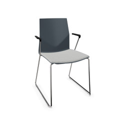 FourCast®2 Line upholstery armchair | stackable | Ocee & Four Design