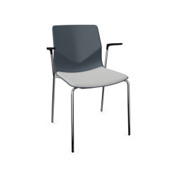 FourSure® 44 upholstery armchair | stackable | Ocee & Four Design