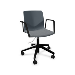 FourSure® 66 upholstery armchair | 5-star base on castors | Ocee & Four Design