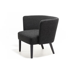 Velour lounge armchair | Chairs | La Cividina