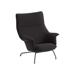 Doze Lounge Chair High Back | Tube Base | Armchairs | Muuto