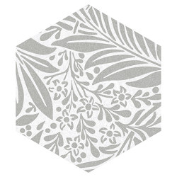 Seine | Hexágono Duroc Multicolor Blanco | Piastrelle ceramica | VIVES Cerámica
