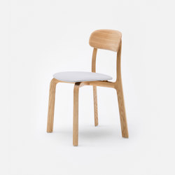 Alter gepolsterter stapelbarer Stuhl | Chairs | MS&WOOD