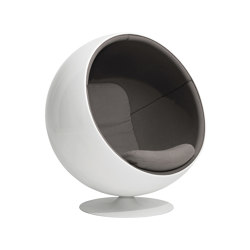 Ball chair, upholstery: Light Grey EA10 |  | Eero Aarnio Originals