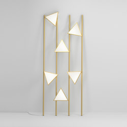 Lines and triangles 358OL-F01 | Floor lights | Atelier Areti