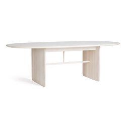 Pennon | Large Ash Pennon Table | Contract tables | L.Ercolani