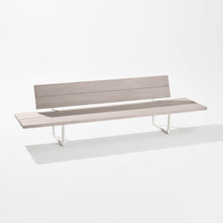 Orizon lounge sofa with side tables | Benches | Fast