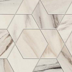 Marvel Bianco Fantastico HEX | Ceramic mosaics | Atlas Concorde
