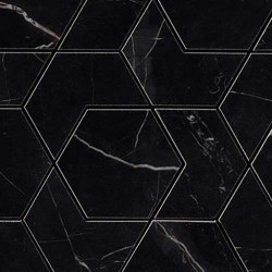 Marvel Black Atlantis HEX | Ceramic mosaics | Atlas Concorde