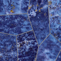 Marvel Ultramarine Leaf Lapp | Ceramic mosaics | Atlas Concorde