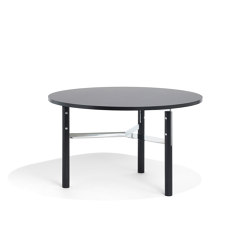 Beam dining table Ø125 | black | Contract tables | møbel copenhagen