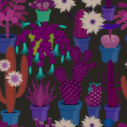 Walls By Patel 2 | Tapete | Digitaldruck DD114142 Cactus Garden1