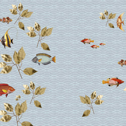 Walls By Patel 2 | Tapete | Digitaldruck DD114337 Brillant Fish1 | Wall coverings / wallpapers | Architects Paper