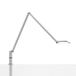 Attenzia task 3,000 K, with clamp 1 (10-50mm), silver | Table lights | Novus