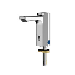 F5E Robinet électronique pour montage sur plage | Wash basin taps | KWC Professional