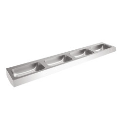 ANIMA Multiple washbasin, 4 washbasins | Lavabos | KWC Professional