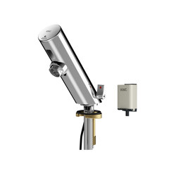 F3E-Mix Electronic pillar mixer with battery compartment | Wash basin taps | KWC Professional