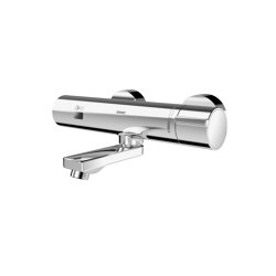 F3E-Therm Electronic thermostatic wall-mounted mixer | Grifería para lavabos | KWC Professional