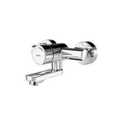 F3S-Mix self-closing wall-mounted mixer | Grifería para lavabos | KWC Professional