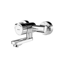 F3S-Mix self-closing wall-mounted mixer | Grifería para lavabos | KWC Professional