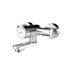 F3S-Mix self-closing wall-mounted mixer | Grifería para lavabos | KWC Professional