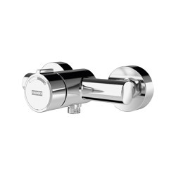 F3S-Mix self-closing wall-mounted mixer with hand shower connection | Shower controls | KWC Group AG