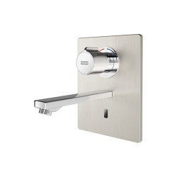 F5E-Therm Electronic thermostatic in-wall mixer with battery operation | Wash basin taps | KWC Professional
