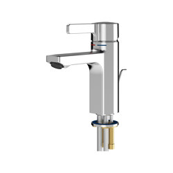 F5L-Mix single-lever pillar mixer with pop-up waste set |  | KWC Group AG