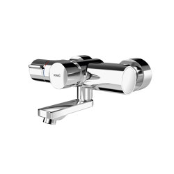 F5S-Therm self-closing thermostatic wall-mounted mixer | Duscharmaturen | KWC Professional