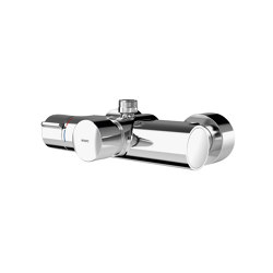 F5S-Therm self-closing thermostatic wall-mounted mixer | Grifería para duchas | KWC Professional