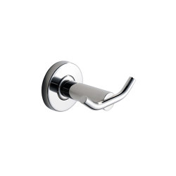 MEDIUS Double robe hook | Portasciugamani | KWC Professional