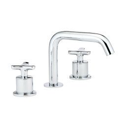 Bondi | Rim mounted 3-hole basin mixer | Wash basin taps | THG Paris