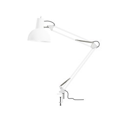 Spring Balanced Lamp | clamp | white