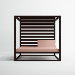 Daybed Raised Reclining with Fixed Slat | Sun loungers | GANDIABLASCO