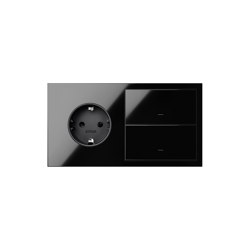 Simon 100 | Kit Socket + Double Switch | interuttori pulsante | Simon
