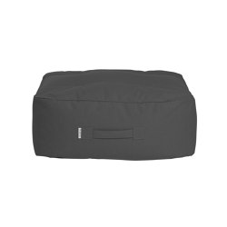 Arm-Strong Pouf Graphite | closed base | Trimm Copenhagen