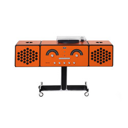 Radiofonografo | rr226-fo-st-Arancio | Tabletop rectangular | Brionvega