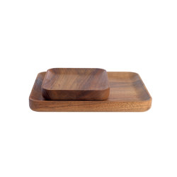 DICE wooden tray | Dining-table accessories | Schönbuch