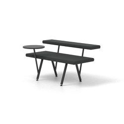 Autobahn, Seat with floating table | Bancs | Derlot