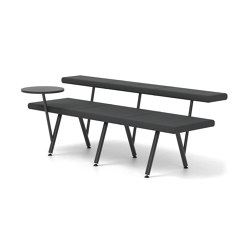 Autobahn, Seat with floating table | Modular seating elements | Derlot