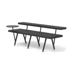 Autobahn, Seat with floating table | Benches | Derlot