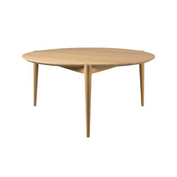 Søs | D102 Coffee Table (Ø85) by Stine Lundgaard Weigelt | Mesas de centro | FDB Møbler