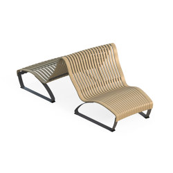 Nova C Double Lounge 15° | Modular seating elements | Green Furniture Concept